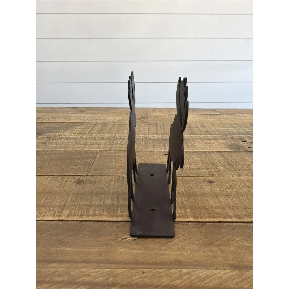 Moose Metal Black Napkin Holder Rustic Cabin Core